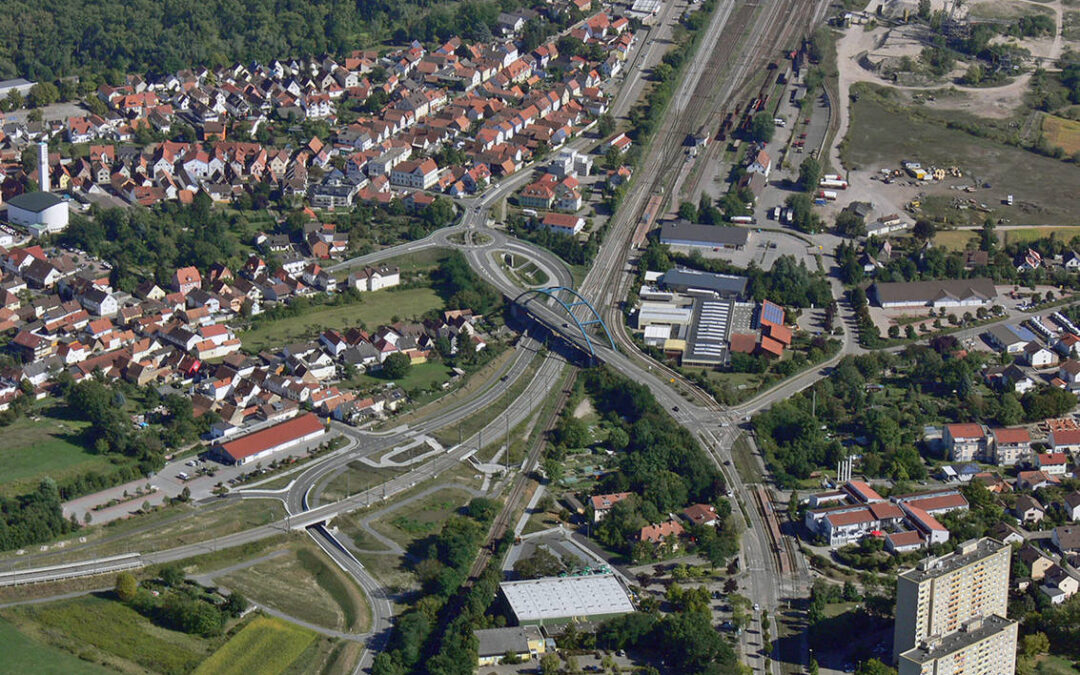 Beseitigung schienengleicher Bahnübergänge in Wörth am Rhein