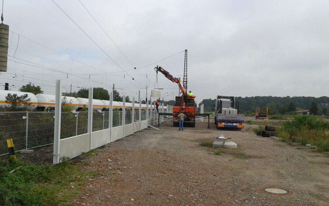 Neubau Lärmschutzwand – Bickenbach