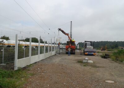 Neubau Lärmschutzwand – Bickenbach