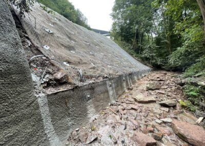 Erneuerung Stützwand – Wilsecker
